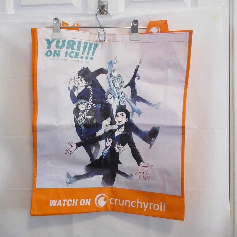 Yuri on Ice Project 19" x 22.5" Tote Bag laundry rare shopping bag orange